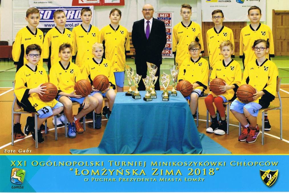 MPWiK wspiera turniej minikoszykówki chłopców „Łomżyńska Zima 2018”.