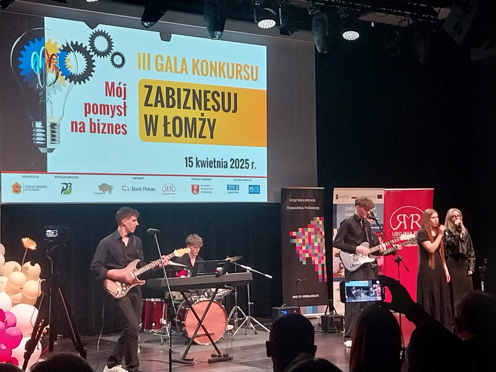 III gala konkursu „Mój pomysł na biznes – Zabiznesuj w Łomży”