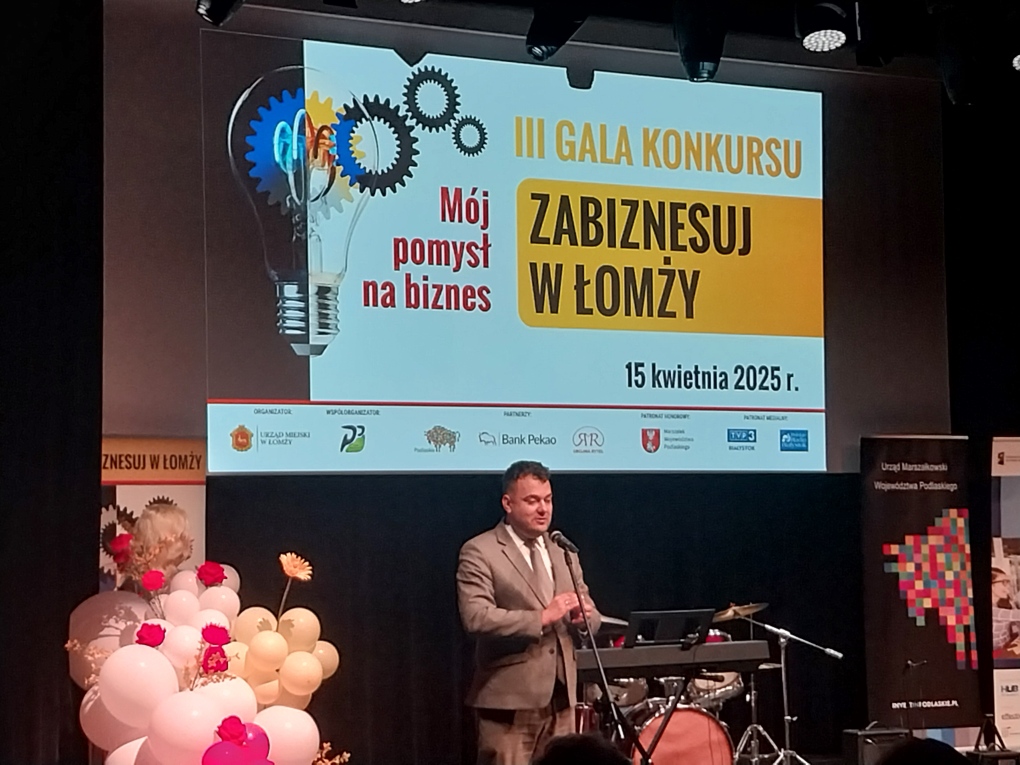 III gala konkursu „Mój pomysł na biznes – Zabiznesuj w Łomży”